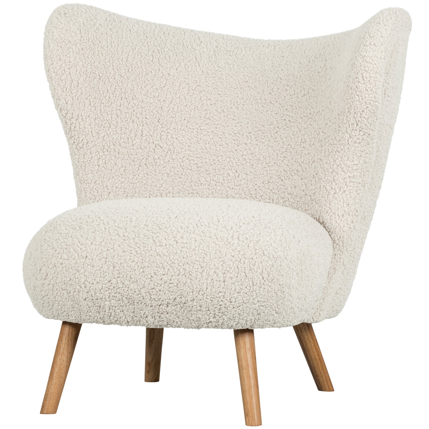 WOOOD Fauteuil Celine Teddy Off White