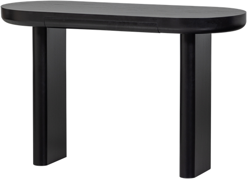 MAEL BUREAU/SIDETABLE FINEER ZWART