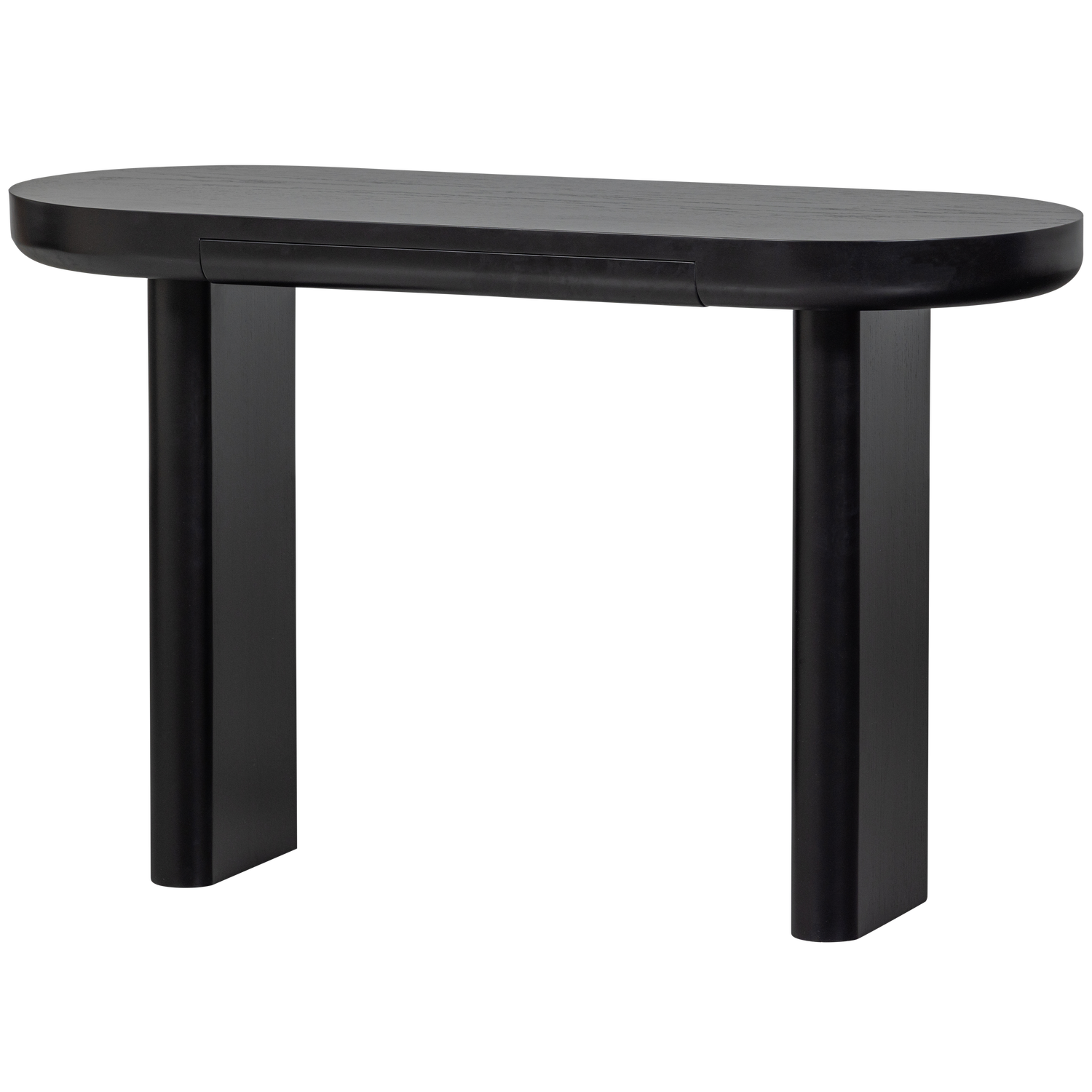 MAEL BUREAU/SIDETABLE FINEER ZWART afbeelding