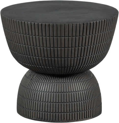 SAMSON BIJZETTAFEL FIBER CLAY COFFEE 35xO40CM
