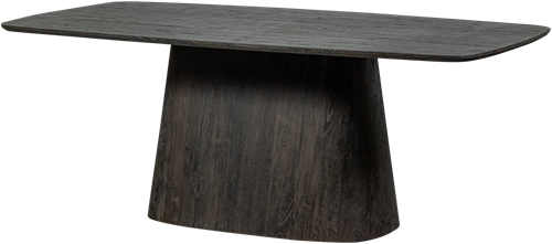 LEAH EETTAFEL MDF DONKERBRUIN 200x105CM