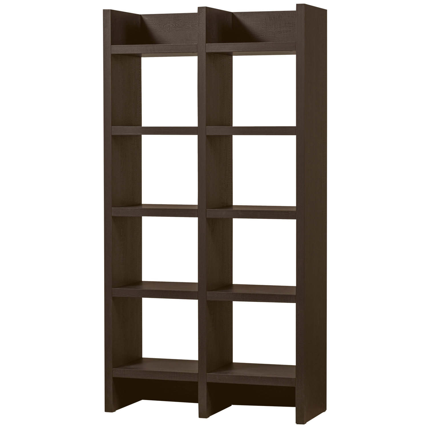 TIMO OPEN KAST MDF DONKERBRUIN 195x100x40CM afbeelding