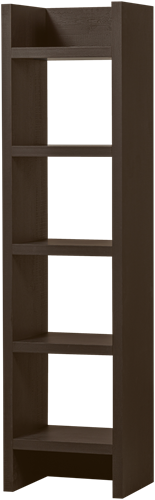 TIMO OPEN KAST MDF DONKERBRUIN 195x50x40CM