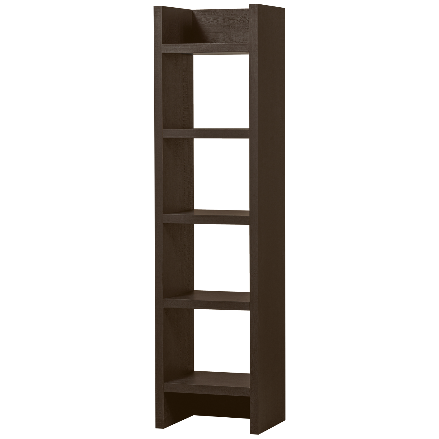 TIMO OPEN KAST MDF DONKERBRUIN 195x50x40CM afbeelding