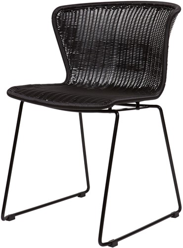 Tuinstoel - Set V 2 - Wings Zwart