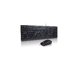 Lenovo 4X30L79893 toetsenbord Inclusief muis Universeel USB QWERTY Nederlands Zwart afbeelding