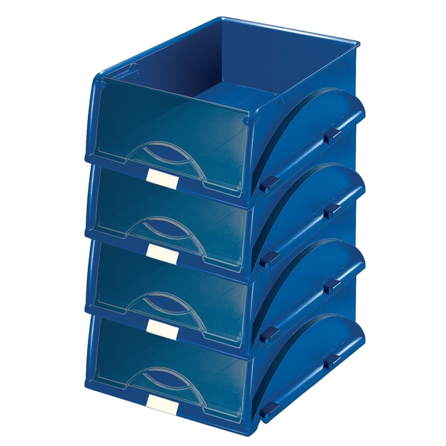 Sorteerbak Leitz 5231 Sorty met klep blauw — Foto 2 van 2