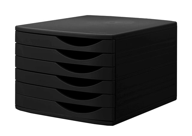 Ladenbox Djois Re-Solution 6 laden gesloten zwart afbeelding