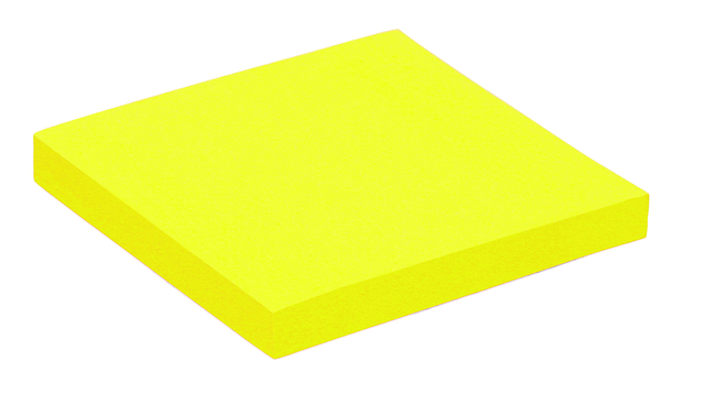Memoblok Quantore 76x76mm neon geel 100 vel afbeelding