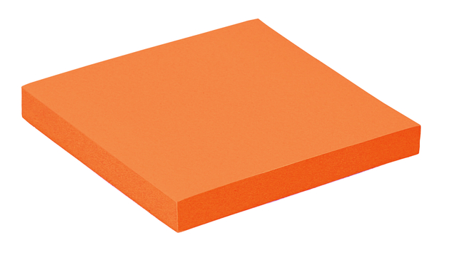 Memoblok Quantore 76x76mm neon oranje 100 vel afbeelding