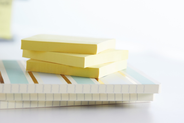 Memoblok Post-it 655 76x127mm recycled geel 16x100 vel — Foto 2 van 2
