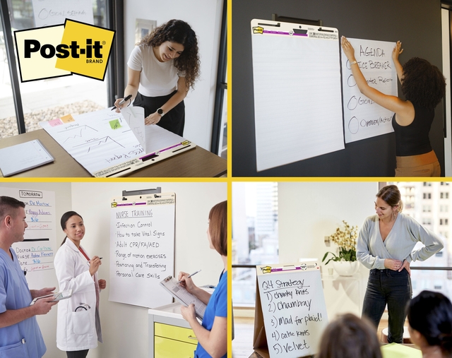 Meeting chart Post-it 559 Super Sticky 63.5x76.2mm wit 4+2 gratis — Foto 2 van 2