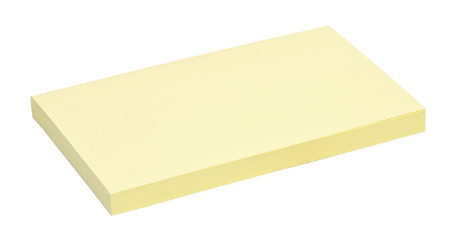 Memoblok Quantore 76x127mm geel 100 vel afbeelding