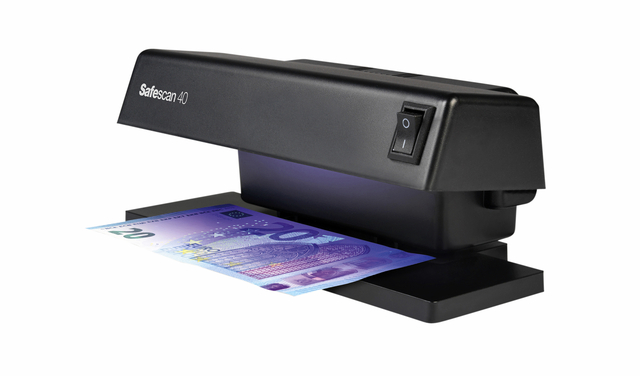 Valsgeld detector Safescan 40 UV zwart afbeelding
