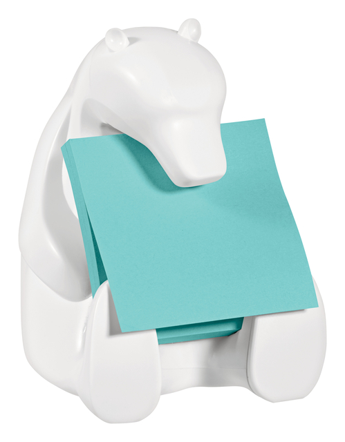 Memoblokdispenser Post-it Z-Notes Beer wit incl 76x76mm notes afbeelding