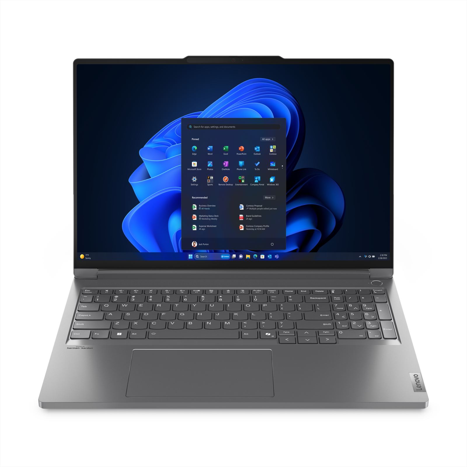 Lenovo ThinkBook 16p G5 IRX Intel Core™ i9-14900HX Laptop 40 6 cm (16") WQXGA 32 GB DDR5-SDRAM 1 TB SSD NVIDIA GeForce RTX 4060 Wi-Fi 6E (802.11ax) Windows 11 Pro Grijs