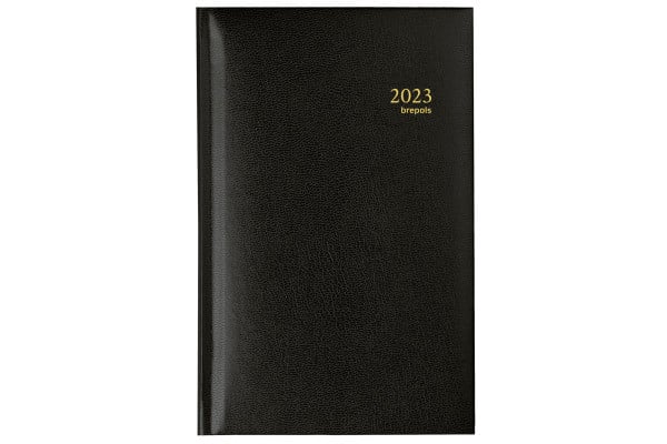 Agenda 2026 Brepols Interplan Lima 7dagen/2pagina&apos;s zwart afbeelding