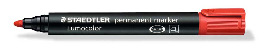 Viltstift Staedtler 352 rond rood 2mm afbeelding