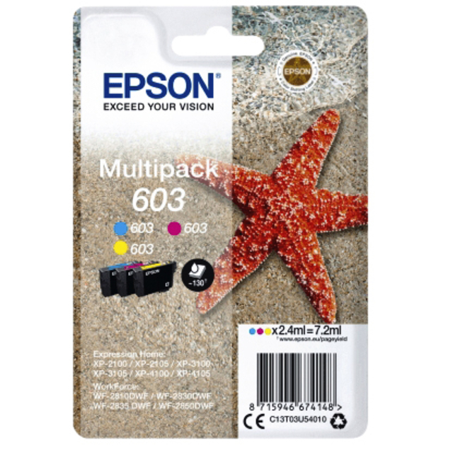 Inktcartridge Epson 603 T03U5 3 kleuren afbeelding