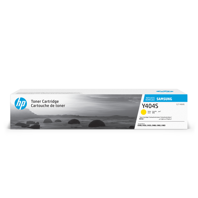 Tonercartridge Sam/hp CLT-Y404S geel afbeelding