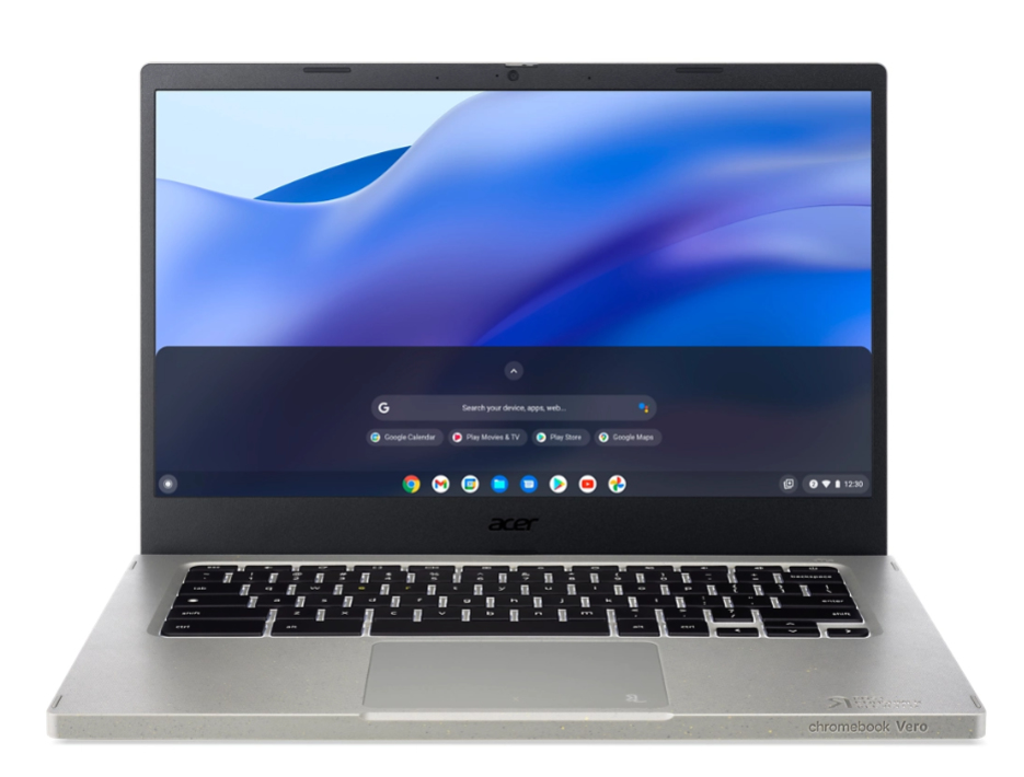 Acer Chromebook Vero 514 CBV514-1H-32HZ Intel® Core™ i3 i3-1215U 35,6 cm (14") Full HD 8 GB LPDDR4x-SDRAM 128 GB SSD Wi-Fi 6 (802.11ax) ChromeOS Grijs afbeelding