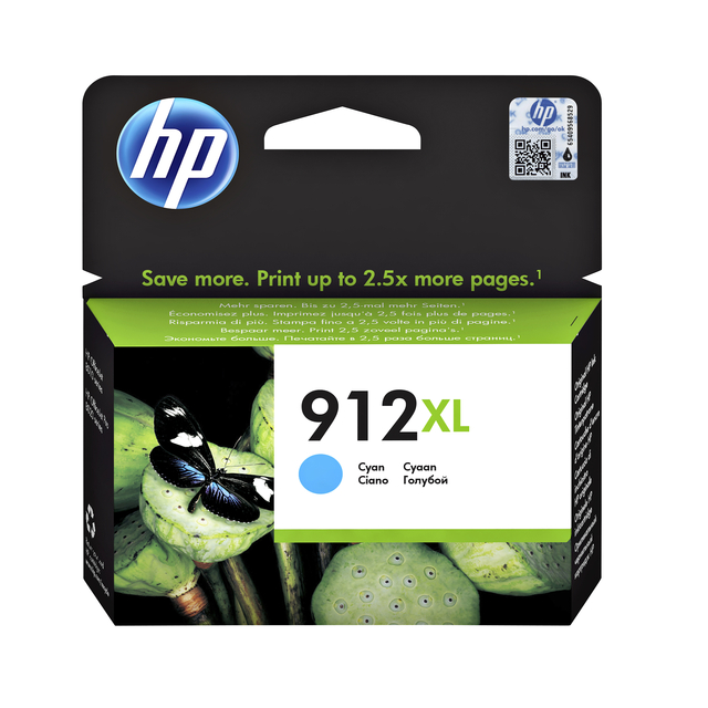 Inktcartridge HP 3YL81AE 912XL blauw afbeelding