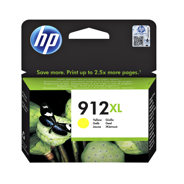 Inktcartridge HP 3YL83AE 912XL geel afbeelding