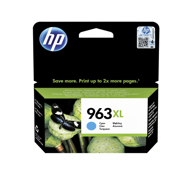 Inktcartridge HP 3JA27AE 963XL blauw afbeelding