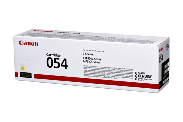 Tonercartridge Canon 054 geel afbeelding