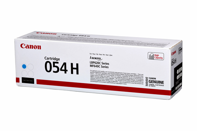 Tonercartridge Canon 054H blauw afbeelding