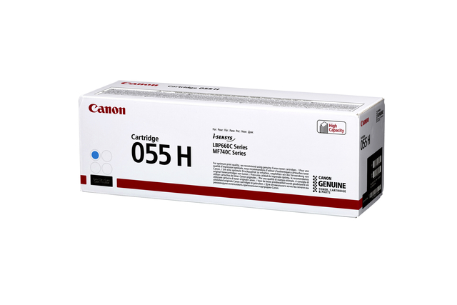 Tonercartridge Canon 055H blauw afbeelding