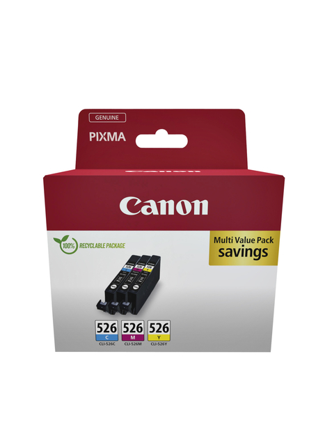 Inktcartridge Canon CLI-526 3 kleuren afbeelding