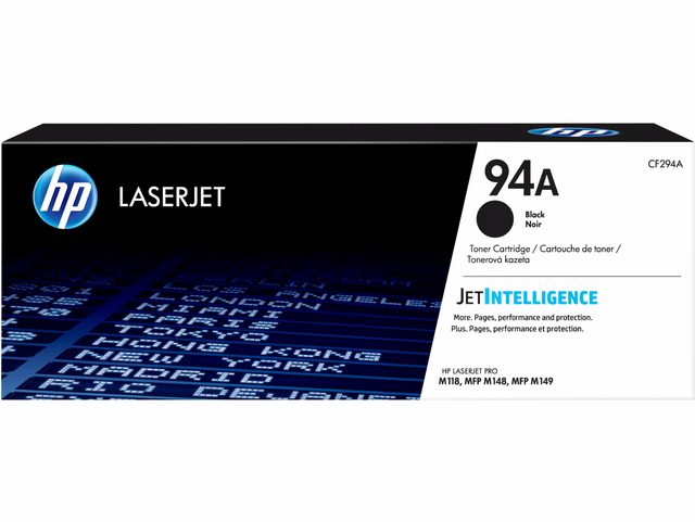 Tonercartridge HP CF294A 94A zwart afbeelding
