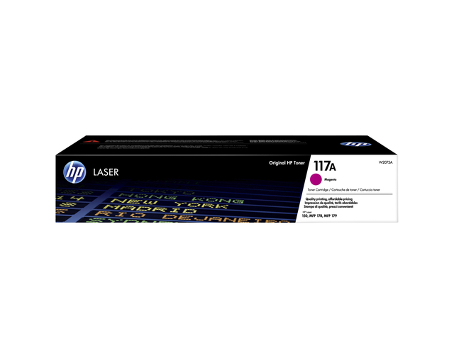 Tonercartridge HP W2073A 117A rood afbeelding