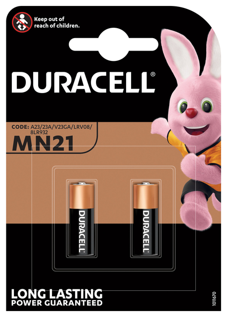 Batterij Duracell 2x MN21 alkaline afbeelding