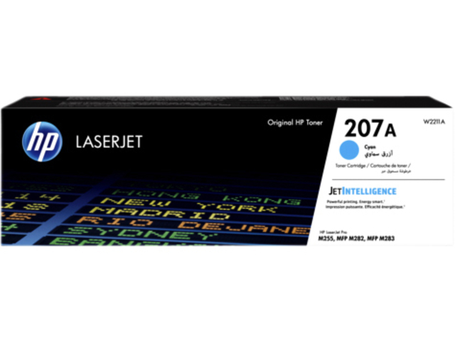 Tonercartridge HP W2211A 207A blauw afbeelding