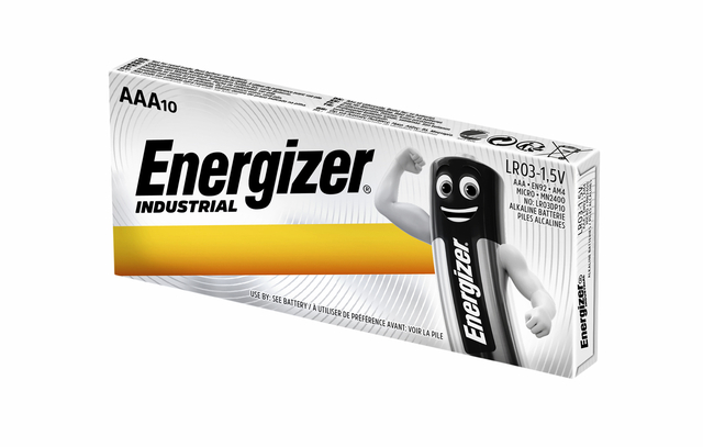 Batterij Industrial AAA alkaline doos à 10 stuks afbeelding