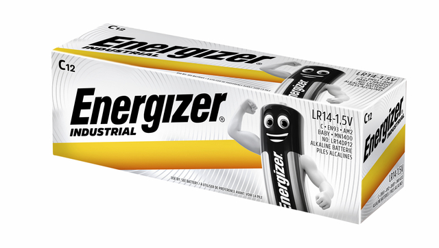 Batterij Industrial C alkaline doos à 12 stuks afbeelding