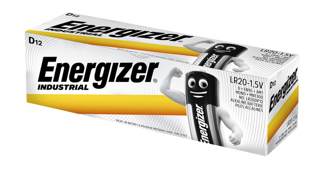 Batterij Energizer Industrial 12x D alkaline afbeelding