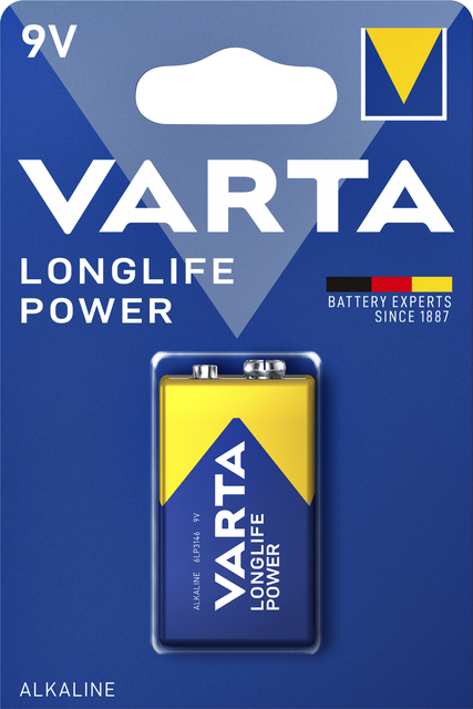 Batterij Varta Longlife Power 9Volt afbeelding