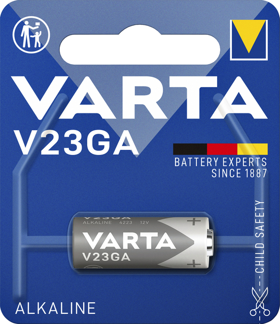 Batterij Varta V23GA alkaline blister à 1stuk afbeelding