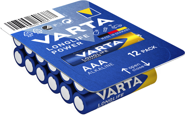 Batterij Varta Longlife Power big box 12xAAA afbeelding