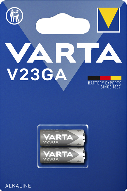 Batterij Varta V23GA alkaline blister à 2stuk afbeelding