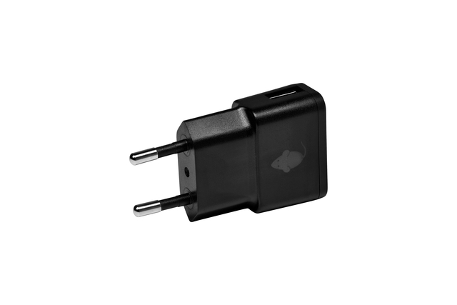 Oplader Green Mouse USB-A 1x 1A zwart afbeelding