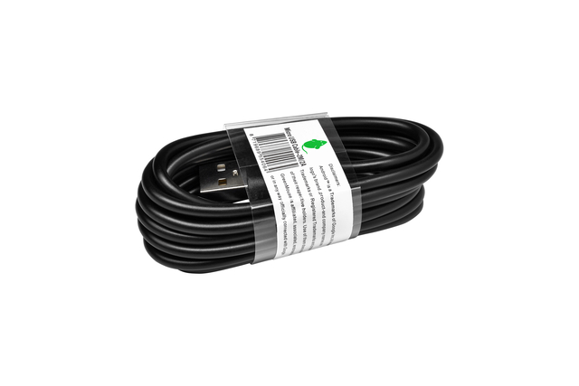 Kabel Green Mouse USB Micro-A 2.0 2 meter zwart afbeelding