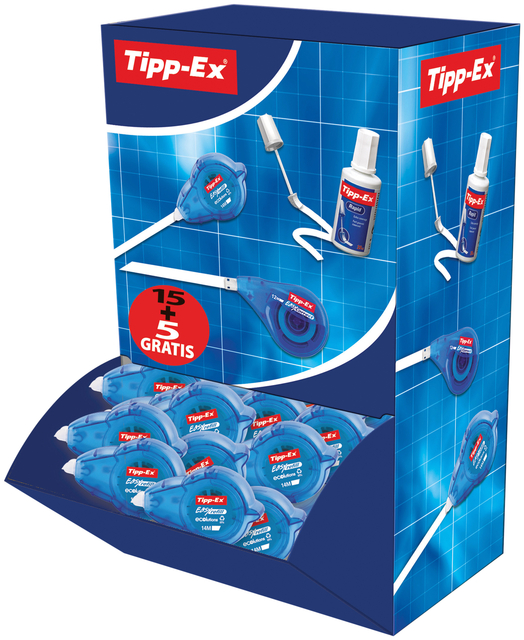Correctieroller Tipp-ex easy refill ecolutions 5mmx14m doos à 15+5 gratis afbeelding
