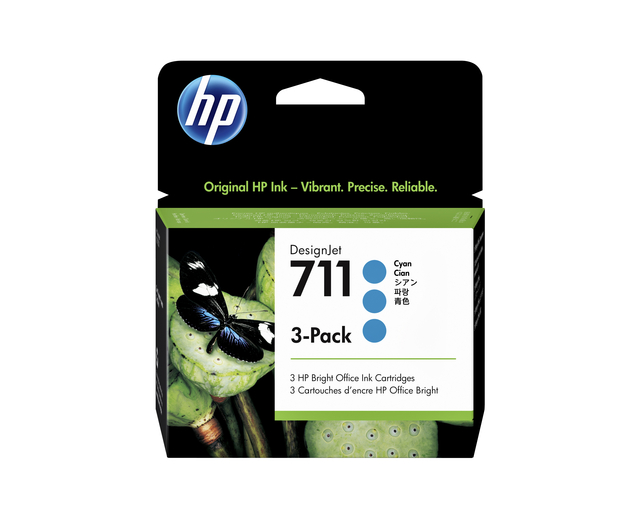 Inktcartridge HP CZ134A 711 blauw afbeelding