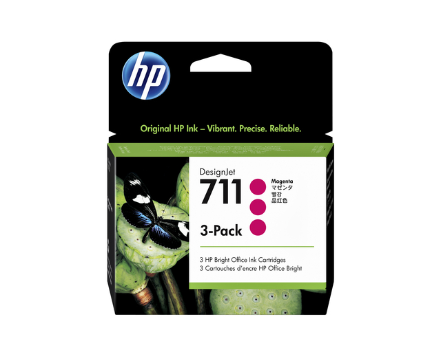 Inktcartridge HP CZ135A 711 rood afbeelding