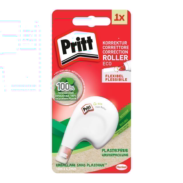 Correctietape Pritt ECO Flex 4.2mmx10m op blister afbeelding