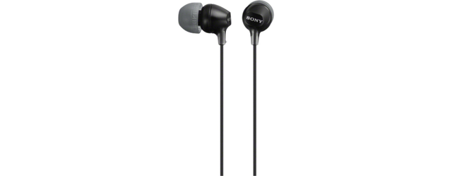 Oortelefoon Sony EX15AP basic zwart afbeelding